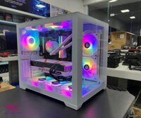 Case PC Gaming full white cực đẹp