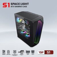 CASE S1 Đen (LED ARGB Vô Cực mặt trước)