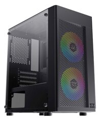 Case SAMA 4502 Black - Kèm sẵn 3 Fan ARGB