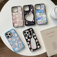 [Case TIFY] iPhone 15 14 Pro Max Rượu Vang Trái Tim Tình Yêu Miếng Dán Chất Lượng Cao Cho iPhone 13 12 Pro Max Ốp điện thoại PC Cứng iPhone 14 15 Plus Ốp điện thoại Chống Sốc Trong Suốt iPhone 11