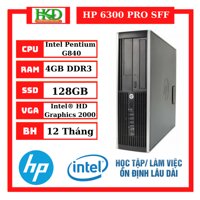 Case Văn Phòng HP 8300 SFF : CPU G840, Ram 4Gb DDR3, SSD 128GB, ổ Đĩa DVD