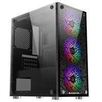 Case Xigmatek NYX II 3F from matx tặng kèm 3fan led