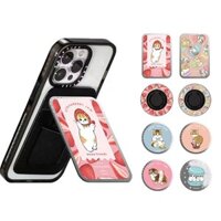 Caseti Mướp Mướp Món Tráng Miệng Mèo Nhẫn Chủ Thẻ Cầm Chân Đế Từ Tính Tương Thích Cho Điện Thoại iPhone Tính Năng Chân Đế Đa Năng