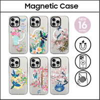 Caseti Phong Cách Trung Hoa Mực Tranh Hoa Mai Magpie Nhựa Cứng Điều Trị Urself Miếng Dán Acrylic Ốp Lưng Cho iPhone 16 11 12 13 14 15 Plus Pro Max Vỏ