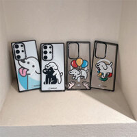 Casetifg Dễ Thương Chó Matsui Sạc Từ Tính Ốp Lưng Điện Thoại Có Hộp Cho Samsung Galaxy S24 S23 S22 Ultra S24 Plus Chất Lượng Cao Trong Suốt Chống Sốc Full Cover Bảo Vệ Vỏ Cứng