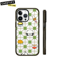 Casetify Cà Phê Họa Tiết Gấu Trúc Ốp lưng Acrylic Cứng Cho Iphone 16 11 12 13 14 15 Plus Pro Max Vỏ Hoạt Hình Dễ Thương