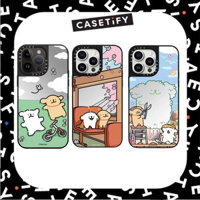 Casetify Cặp Đôi Dòng PuppyMakeup Gương Chống Sốc Ốp Lưng Điện Thoại Iphone 15 16 Pro Max / Iphone 14 Pro Max / Iphone 13 Pro Max / Iphone 12 Pro Max Iphone 11