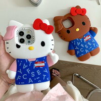 Casetify Hello Kitty Ốp Lưng Dễ Thương Cho iPhone 15 14 13 12 Pro Max Bảo Vệ Camera Vỏ Sanrio Thân Thiện Với Môi Trường Vỏ Mềm Silicon