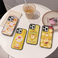 Casetify iPhone 15 14 Pro Max Phim Hoạt Hình Dễ Thương Pompompurin Miếng Dán Chất Lượng Cao Cho iPhone 13 12 Pro Max Ốp điện thoại PC Cứng iPhone 14 15 Plus Ốp điện thoại Chống Sốc Trong Suốt iPhone 11