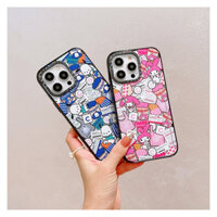 [Casetify] iPhone 15 14 Pro Max Phim hoạt hình dễ thương MY Melody Vỏ chất lượng cao cho iPhone 13 12 Pro Max Ốp điện thoại PC cứng iPhone 14 15 Plus Vỏ chống sốc trong suốt iPhone 11