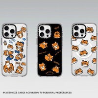 Casetify Lazy Tiger Sticker Ốp lưng iPhone 16 16Pro 11 12 13 14 15 Plus Pro Max Từ Cứng Trong Suốt Acrylic Ốp Lưng