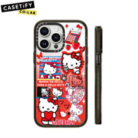 Casetify Mẫu Đơn Giản Hello Kitty Máy Tính Acrylic Vỏ Từ Tính Cho iphone 16 16pro 16promax 15 Pro Max 14 15 Plus 11 12 13 14 Pro Max Ốp Lưng Khắc Chữ Bên Bảo Vệ