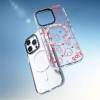 Casetify X Dian party Case Impact Clear Magnetic Hút Case cho iPhone 16 / 15 / 14 / 13 Pro Max | Mặt sau Acrylic bảo vệ quân sự với bao bì cao cấp
