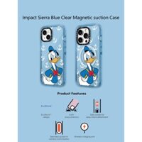 Casetify X Donald Duck Case Sierra Blue Hút Từ Tính Cứng Acrylic Ốp Lưng Cho Apple IPhone 12 13 14 15 16 Pro Max Plus Có Hộp