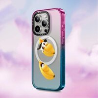 Casetify X Lạnh Bên Ngoài Ốp Lưng Đen Peach Haze Cotton Kẹo Bộ Sưu Tập Màu Sắc Trong Suốt Cứng Ốp Lưng Tác Động Cho Apple IPhone 12 13 14 15 16 Pro Max Plus Có Hộp