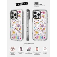 Casetify X MarkieTM Ốp lưng Impact Clear hút từ tính cho iPhone 16 / 15 / 14 / 13 Pro Max | Mặt sau Acrylic bảo vệ quân sự với bao bì cao cấp