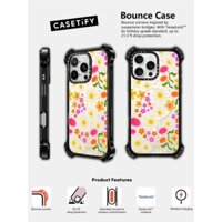 Casetify X Ốp lưng thế giới đầy màu sắc Bounce Case hút từ tính Mặt sau Acrylic cứng cho Apple IPhone 14 / 15 / 16 Pro Max với bao bì cao cấp