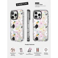 Casetify X Party Case Impact Clear Magnetic Hút Case cho iPhone 16 / 15 / 14 / 13 Pro Max | Mặt sau Acrylic bảo vệ quân sự với bao bì cao cấp