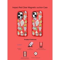 Casetify X Sheep Adventure Case Màu Đỏ Từ Hút Cứng Acrylic Ốp Lưng Cho Apple IPhone 12 13 14 15 16 Pro Max Plus Có Hộp