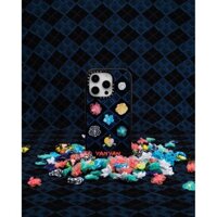 Casetify X YanYan Argyle Hoa Ốp Lưng Hút Từ Tính Cứng Acrylic Cho Apple IPhone 12 13 14 15 16 Pro Max Plus Có Hộp