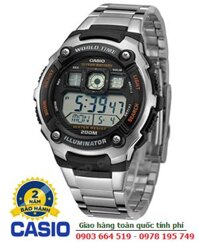 Casio AE-2000WD-1AVDF; Đồng hồ điện tử Pin 10 năm Casio AE-2000WD-1AVDF chính hãng| Bảo hành 2 năm