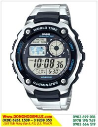 Casio AE-2100WD-1AVDF; Đồng hồ điện tử pin 10 năm Casio AE-2100WD-1AVDF chính hãng _Bảo hành 2 năm