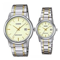 CASIO CẶP ĐÔI MTP-V002SG-9AUDF & LTP-V002SG-9AUDF CHÍNH HÃNG