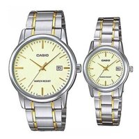 CASIO CẶP ĐÔI MTP-V002SG-9AUDF & LTP-V002SG-9AUDF CHÍNH HÃNG