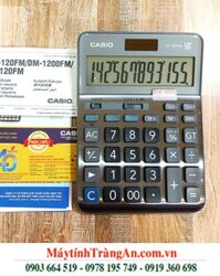 Casio DF-120FM, Máy tính Casio DF-120FM màn hình 12 số chính hãng_Xuất xứ philippines |CÒN HÀNG
