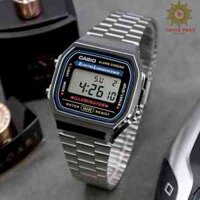 CASIO ĐIỆN TỬ A168WA-1WDF – UNISEX – QUARTZ (PIN) – KÍNH NHỰA - MẶT SỐ 38.6MM