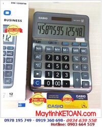 Casio DM-1200FM, Máy tính tiền Casio DM-1200FM màn hình 12 số Digits chính hãng| CÒN HÀNG