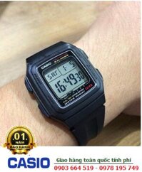 Casio F-201WA-1ADF; Đồng hồ điện tử pin 10 năm Casio F-201WA-1ADF chính hãng /Bảo hành 01năm