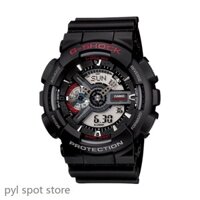 ⌛Casio G-Shock standard analog digital black resin watch GA110-1A GA-110-1A