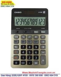 Casio JS-20B-GD, Máy tính tiền Casio JS-20B-GD loại 12 số Digits  bỏ túi để bàn chính hãng| CÒN HÀNG