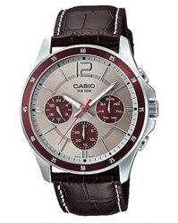 Casio MTP-1374L-7A1VDF Nam – Kính Khoáng – Dây Da – 6 Kim – Quartz