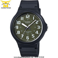 CASIO NAM DÂY VỎ NHỰA 3 KIM STANDARD MW-240-3BVDF