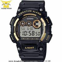 CASIO NAM DÂY VỎ NHỰA PIN 10 NĂM W-735H-1A2VDF