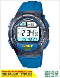 Casio W-734-2A; Đồng hồ điện tử Pin 10 năm Casio W-734-2A chính hãng| BH 2 năm