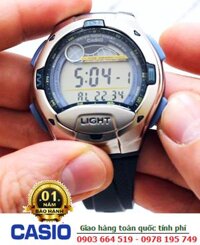 Casio W-753-2AVDF; Đồng hồ điện tử pin 10 năm Casio illuminator Casio W-753-2AVDF | Bảo hành 2 năm
