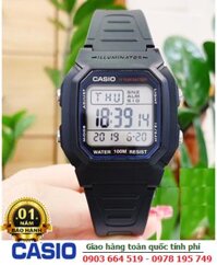 Casio W-800H-1AVDF; Đồng hồ điện tử Casio W-800H-1AVDF chính hãng /Bảo hành 01năm
