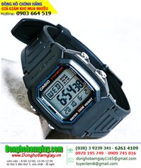 Casio W-800H-1AVDF; Đồng hồ điện tử Pin 10Năm Casio W-800H-1AVDF chính hãng