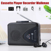 Cassette Player Siêu Loa Đài Phát Thanh USB Băng Ghi Sang MP3 Bộ Chuyển Đổi AM / FM Radio Walkman Tự Động Đảo Ngược Máy Nghe Nhạc