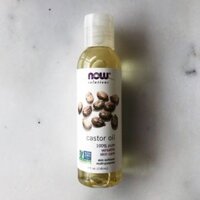 Castor Oil - Dầu thầu dầu giúp dưỡng da, tóc mi mắt - Now Foods