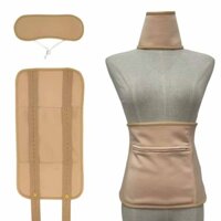 Castor Oil Pack Wrap, Reusable Organic Castor Oil Pack Kit, Castor Oil Packs for Liver Detox with Adjustable Strap