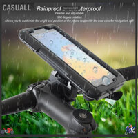 Casuall Giá đỡ điện thoại xe máy chống nước linh hoạt Xoay 360 độ điều hướng cho đạp tay ga snowa