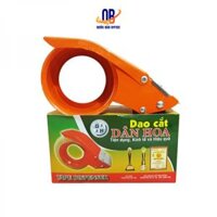 Cắt băng dính Dân Hoa – 6cm- Màu đỏ cam – 1 chiếc