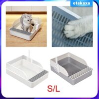 Cát Cát Cát Nhà Vệ Sinh Thú Cưng Chống Bắn Có Thể Tháo Rời Bán Đóng Với Cao Cấp Mèo Hộp Cát Cho Thú Cưng Litter Khay Cho Mèo Trong Nhà Đồ Dùng Cho Thú Cưng