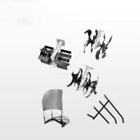 cat cỏ Bốn thì máy cắt cỏ vườn cây ăn quả cuốc đất rời đầu nông nghiệp nhỏ mương bánh xe đa năng hộ gia đình cao độ cưa kéo máy phát co lưỡi cắt cỏ tận gốc Máy cắt cỏ