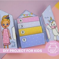 Cắt dán Búp bê giấy chủ đề Dream House