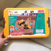 Cát Động Lực Cho Bé, Đồ Chơi Cát Động Lực Cao Cấp Cho Bé Kèm bộ khuôn lâu đài cát, sinh vật biển và xe công trình